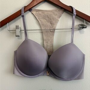 Victoria's Secret push-up racerback plunge bra